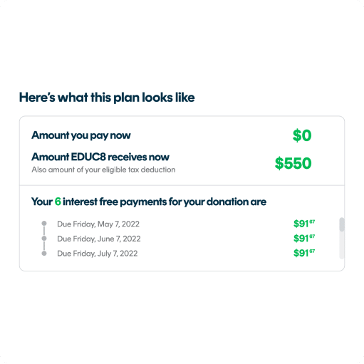 Start receiving larger donations, faster.