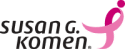 Susan G. Komen logo, representing their support for line of credit for non profits